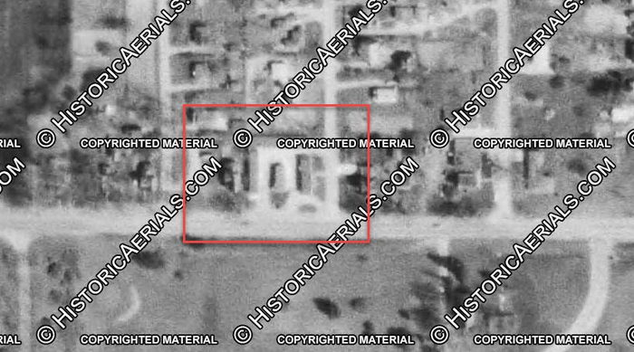 Sandstone Motel - 1960 Aerial (newer photo)